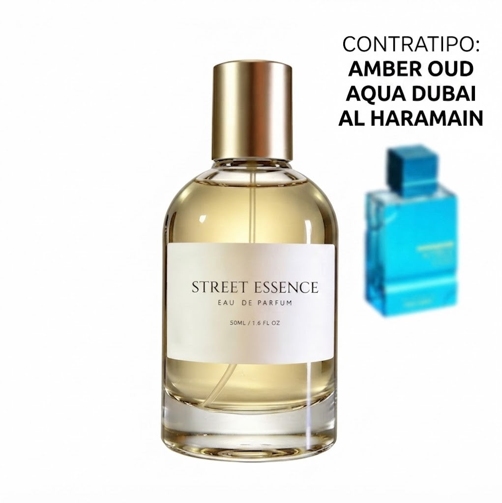 Amber Oud Aqua Dubai Al Haramain Perfumes para Hombres y Mujeres (47A)